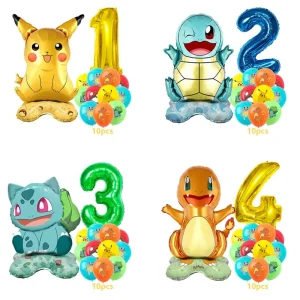 Pokemon Pikachu balon set – savršena dekoracija za dečji rođendan i zabavu! – DEKORACIJA ZA PROSLAVU